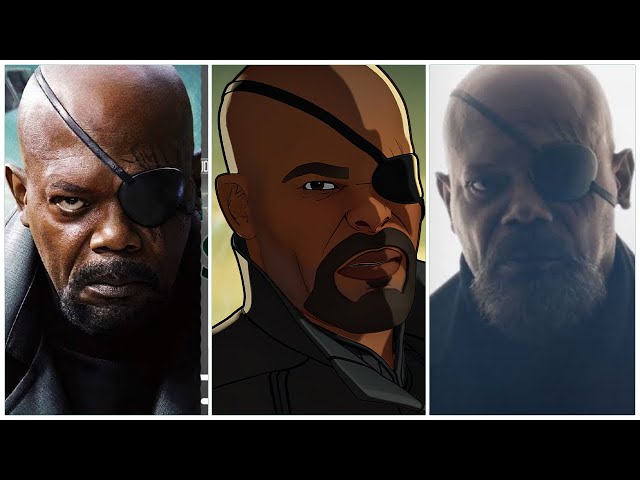Nick Fury Evolution in Movies and Cartoons (MCU) Samuel L. Jackson
