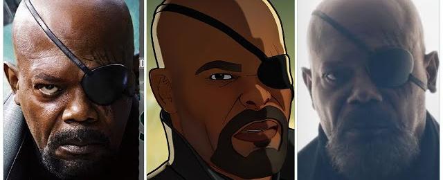Nick Fury Evolution in Movies and Cartoons (MCU) Samuel L. Jackson