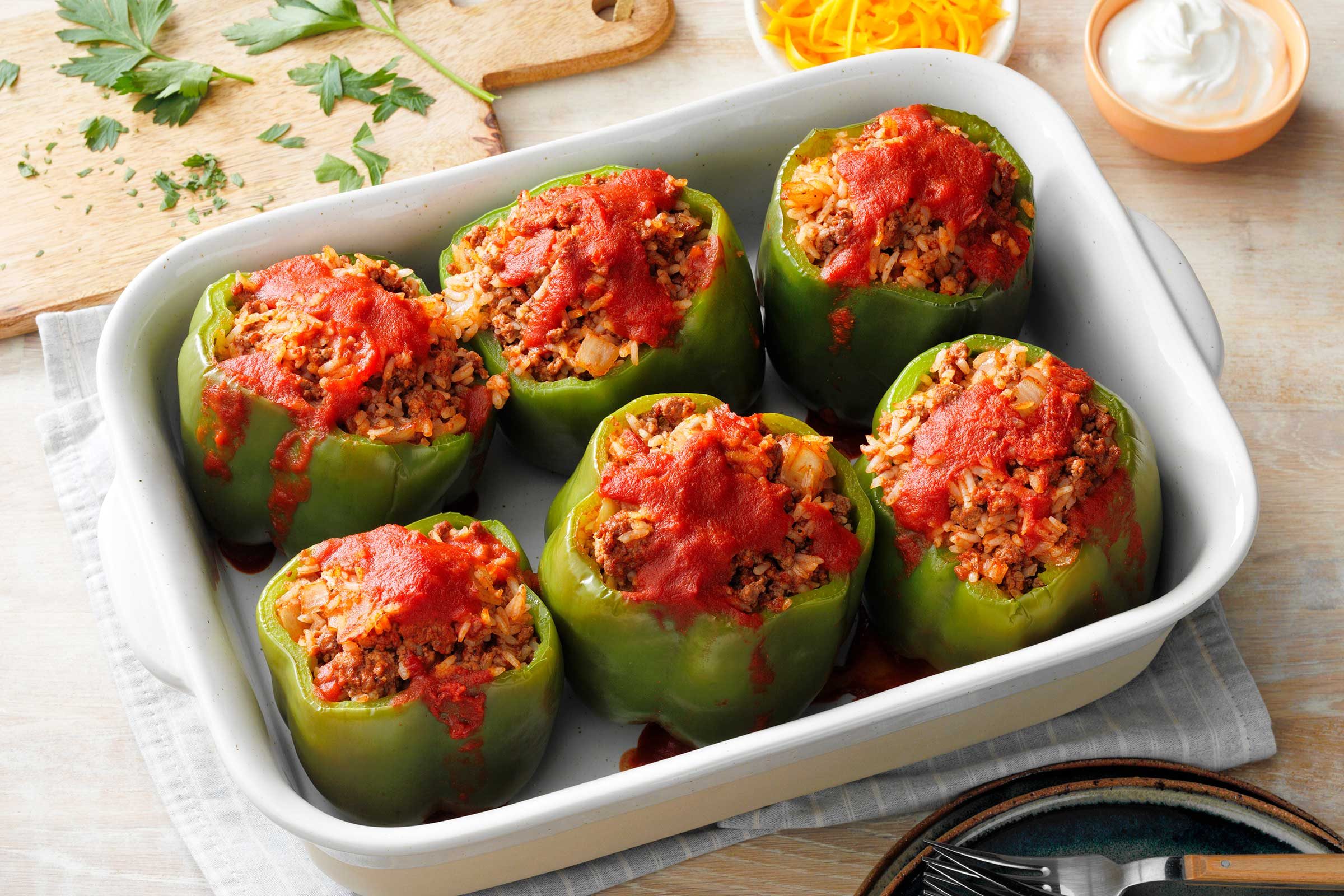 How to Make an Old-Fashioned Stuffed Bell Peppers Recipe