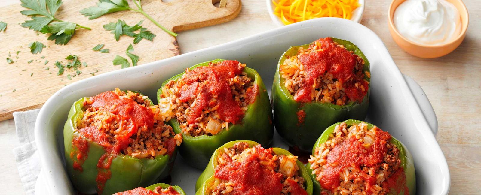 How to Make an Old-Fashioned Stuffed Bell Peppers Recipe