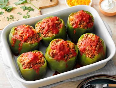 How to Make an Old-Fashioned Stuffed Bell Peppers Recipe