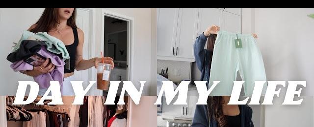 VLOG: huge spring closet clean-out/organization, salmon recipe & unboxing new clothes!
