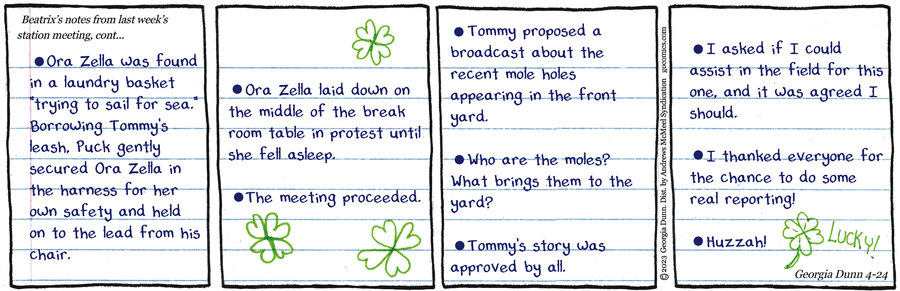 Breaking Cat News by Georgia Dunn for April 24, 2023