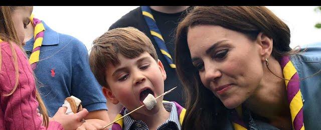 S’mores lover Prince Louis steals the show volunteering after coronation