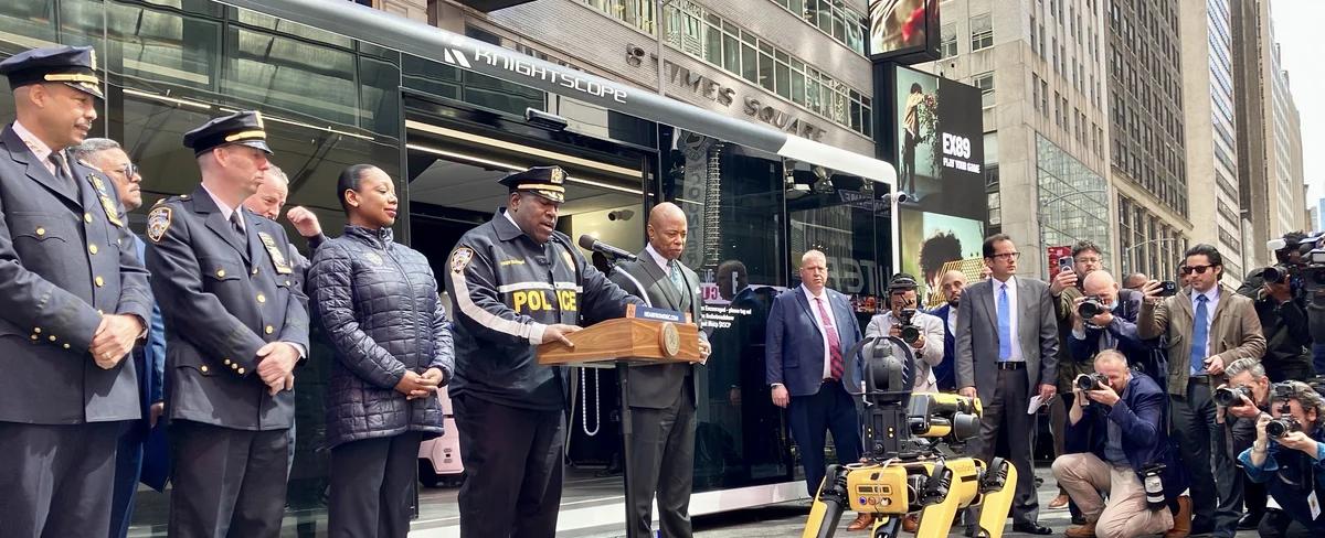 Robot dogs, tiny rocket ships will soon work alongside NYPD officers