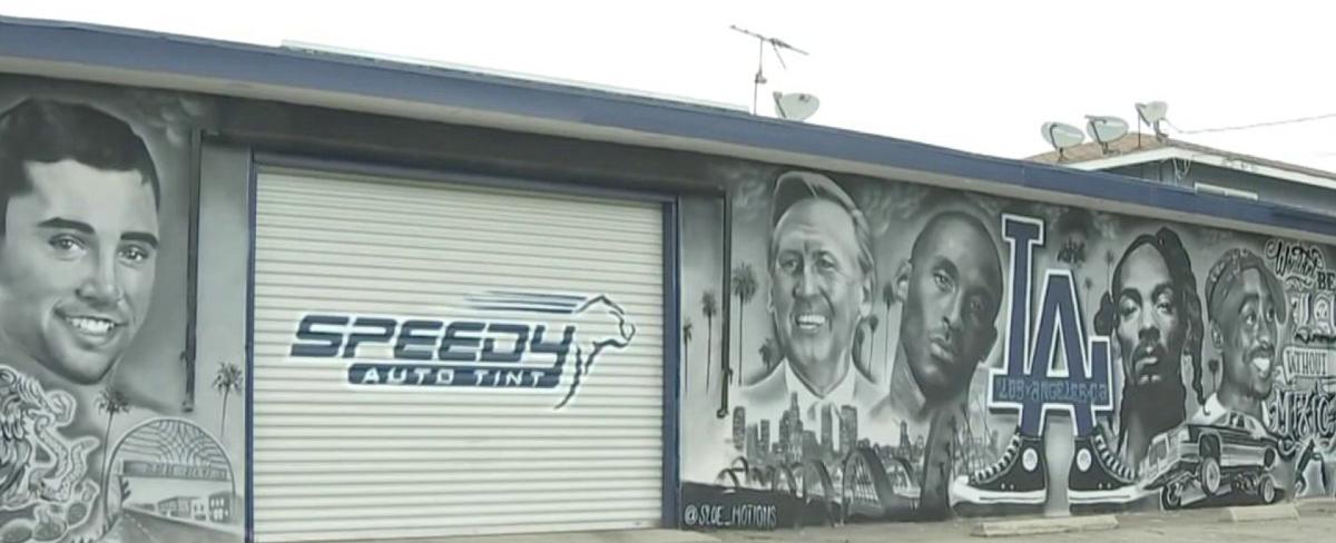 Celebrities, Community in Bellflower Fight to Save Mural of LA Legends