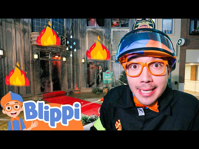 Blippi rescues YOU as a firefighter!! 🚒🚒| Kids TV Shows | Cartoons For Kids | Fun Anime | Popular