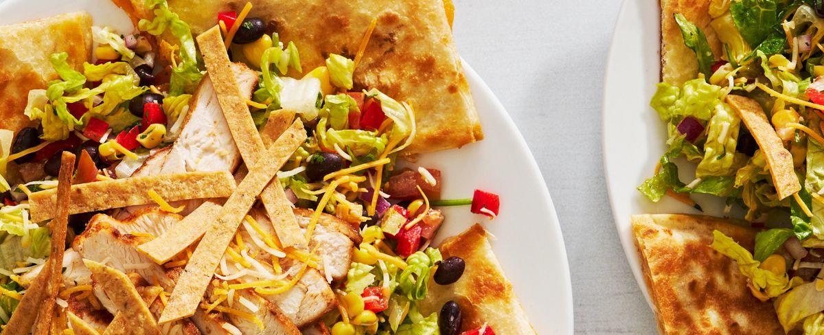 Best Copycat Chili's Quesadilla Explosion Salad Recipe