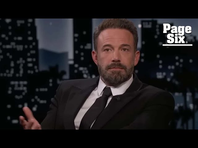 Ben Affleck pokes fun at ‘unhappy’ resting face: ‘Don’t punish me for it’ 