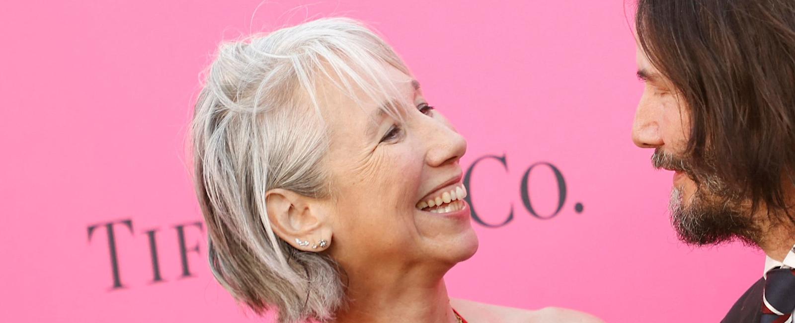 Keanu Reeves, Alexandra Grant share kiss on red carpet: See the photo