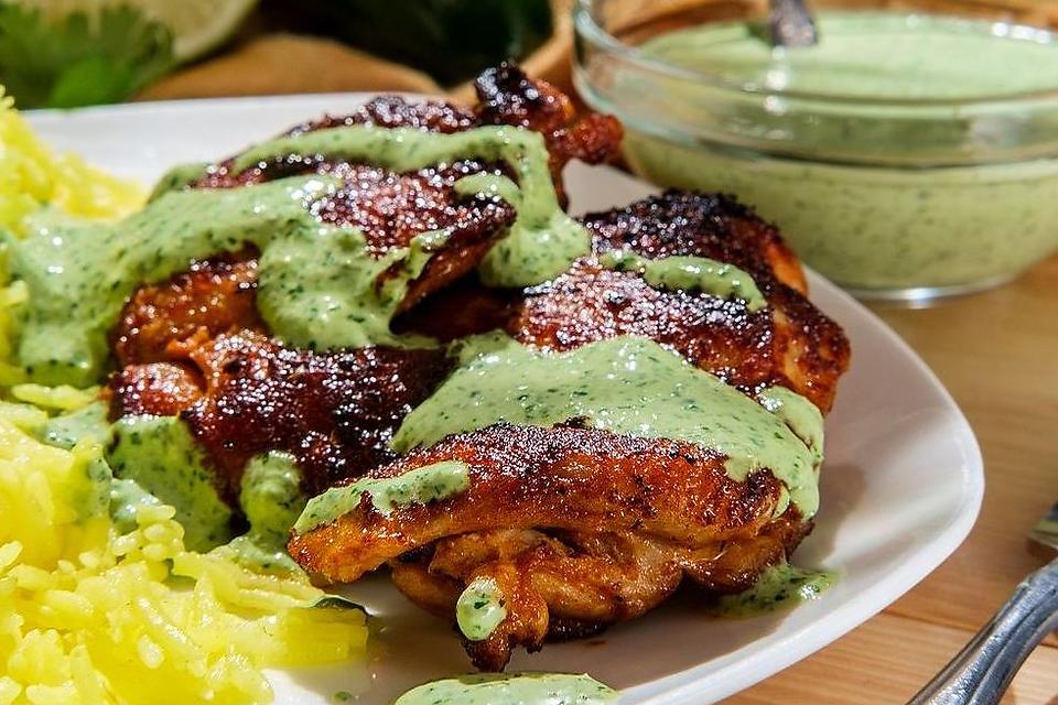 Easy Peruvian Chicken Recipe With Creamy Verde Sauce Will Not Disappoint | Poultry | 30Seconds Food