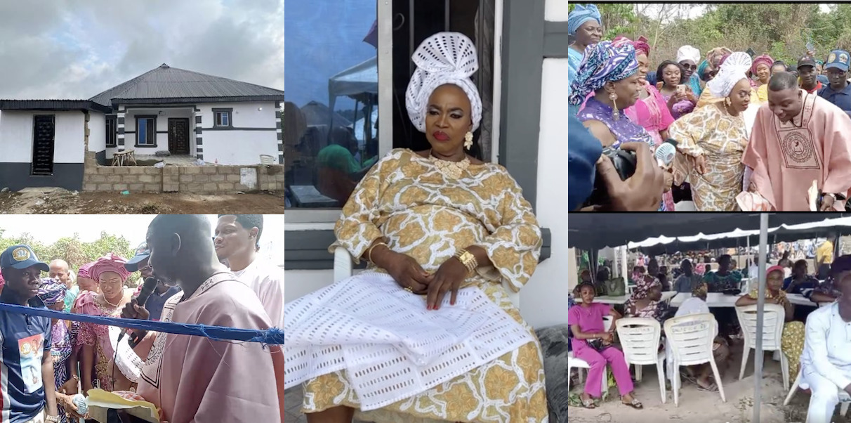 "No visiting, No congratulating messages" - Yoruba celebrities snub Iya Ibeji Omo Araye's housewarming party - Time of gist