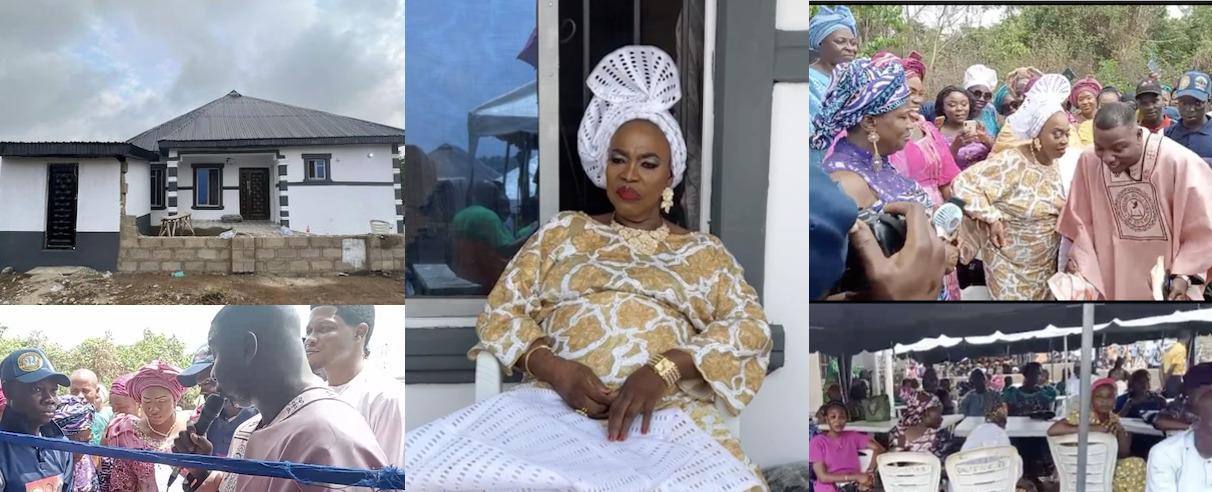 "No visiting, No congratulating messages" - Yoruba celebrities snub Iya Ibeji Omo Araye's housewarming party - Time of gist
