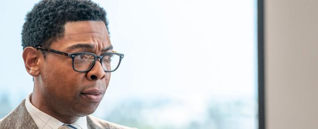 Michael Benjamin Washington shares the laughs in the workplace comedy 'American Auto'