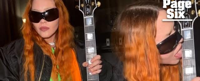 Madonna licks, strokes guitar in confusing video: ‘What the f–k?’