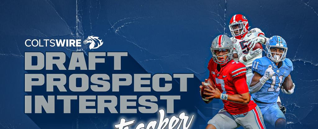 Colts’ 2023 draft tracker: Top-30 visits, workouts, formal meetings