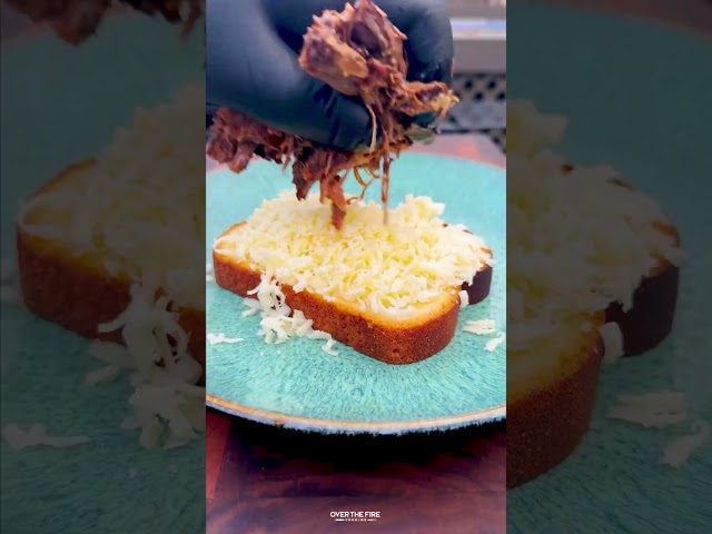 Birria Grilled Cheese Recipe | Over The Fire Cooking by Derek Wolf