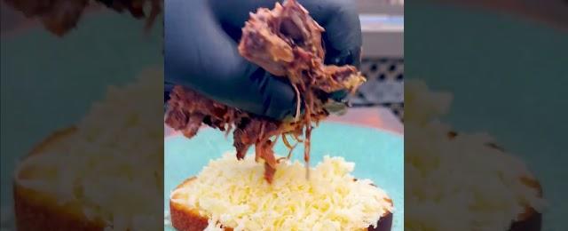 Birria Grilled Cheese Recipe | Over The Fire Cooking by Derek Wolf