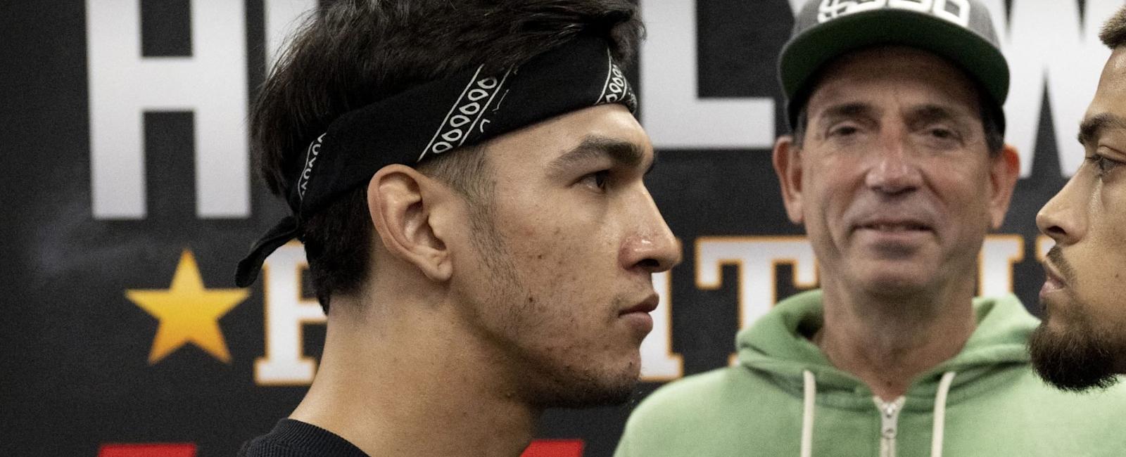 Omar Trinidad vs. Adan Ochoa media workouts and interviews (with Tom Loeffler) - The Ring