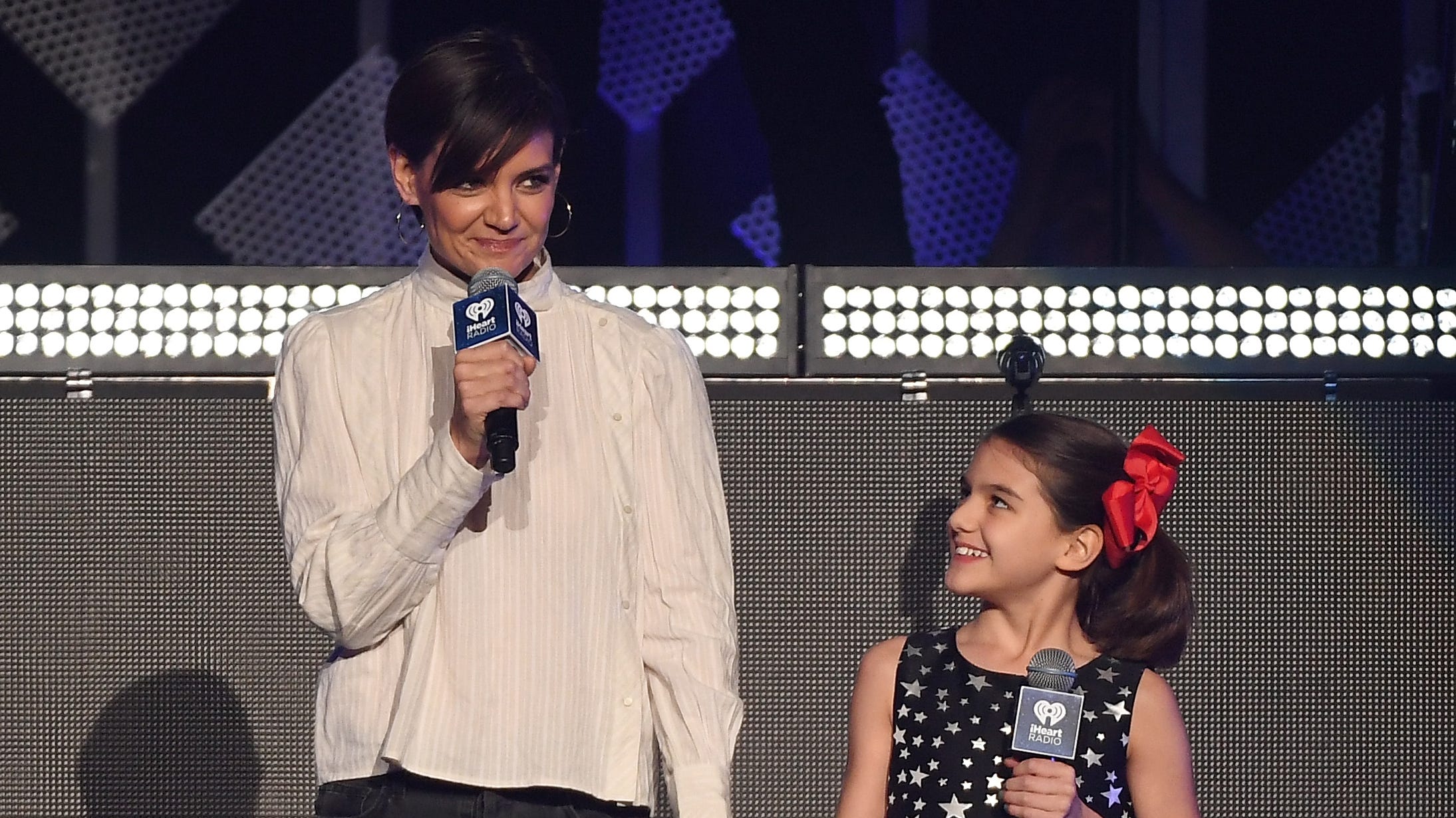 Katie Holmes gushes about daughter Suri singing on her films