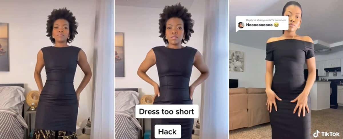 Woman’s Life Hack to Layer Dresses and Create Floor Length Gowns Gets Negative Reviews in Viral TikToks