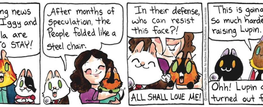 Breaking Cat News by Georgia Dunn for April 14, 2023