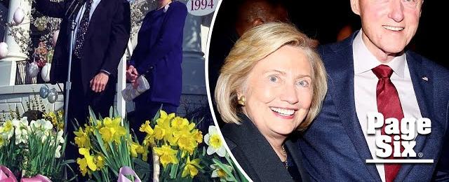 Bill and Hillary Clinton spend Easter ‘in the buffet line’