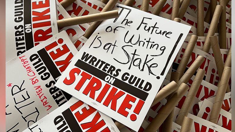 Hollywood writers to go on strike, bringing production on many television shows to a halt | CNN Business