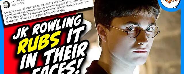 JK Rowling TROLLS Activists Over Harry Potter TV Series WIN!