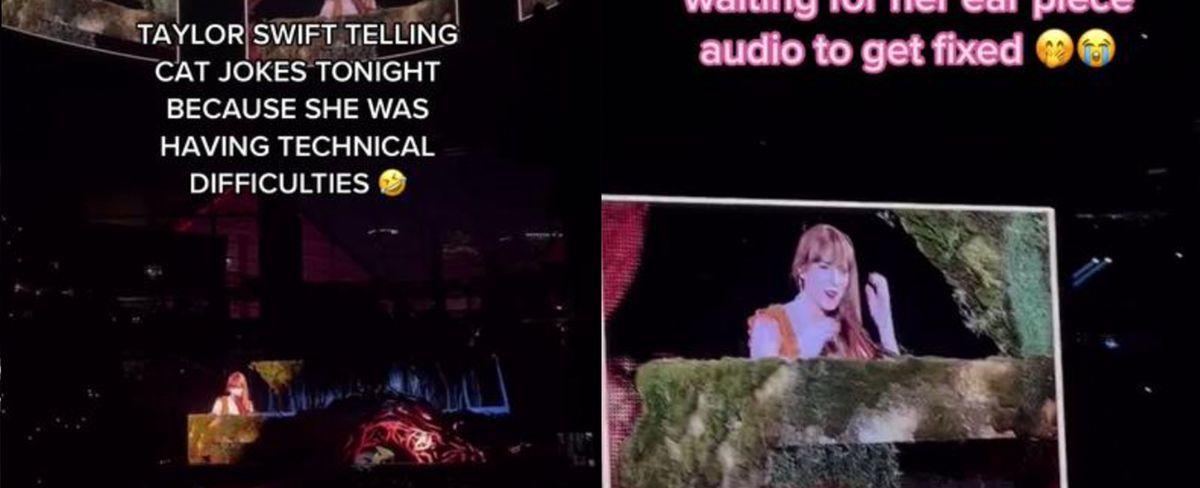 Taylor Swift Told Cat Jokes Amid Technical Difficulty in Atlanta
