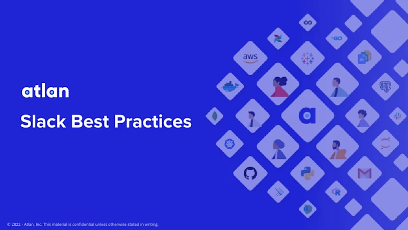 Atlan Slack Best Practice SG