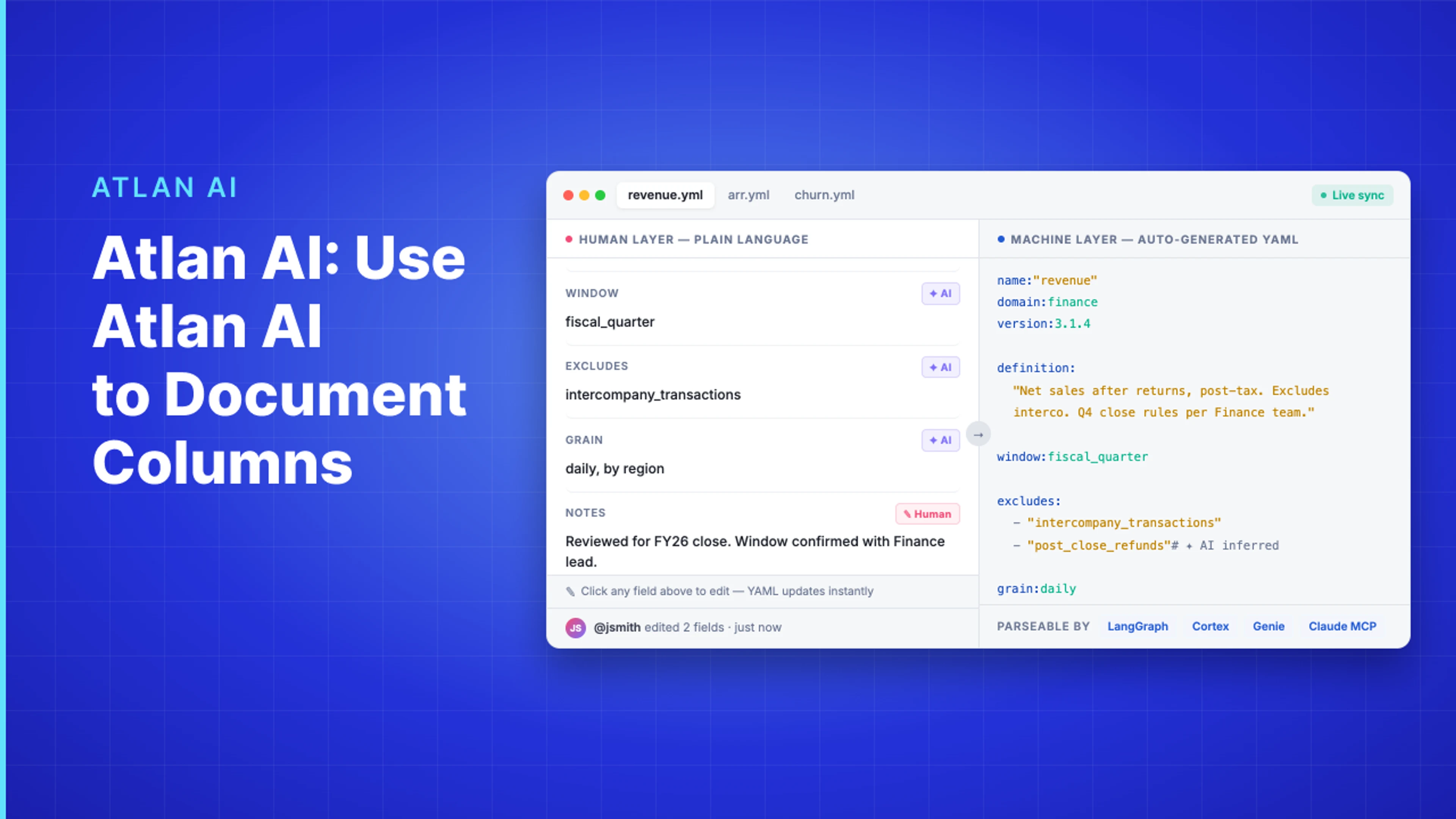 Demo Hub — Atlan AI: Use Atlan AI to Document Columns