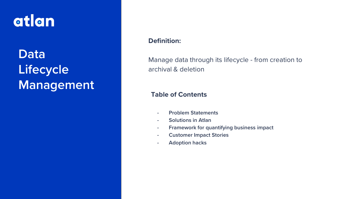 Use case lifecycle sg