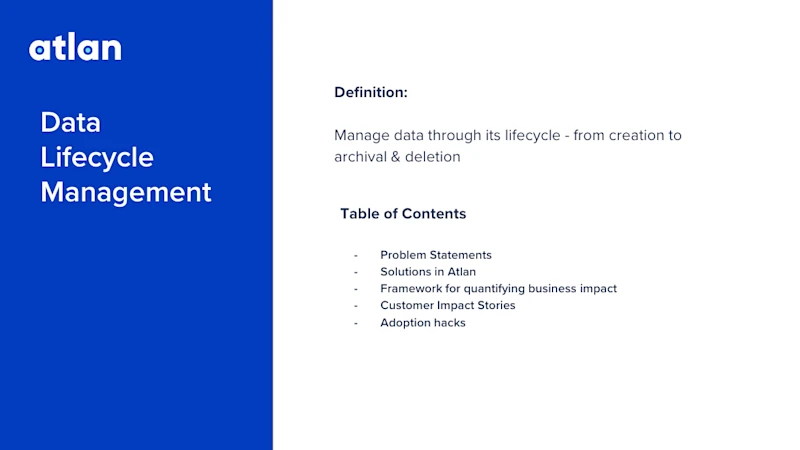 Use case lifecycle sg
