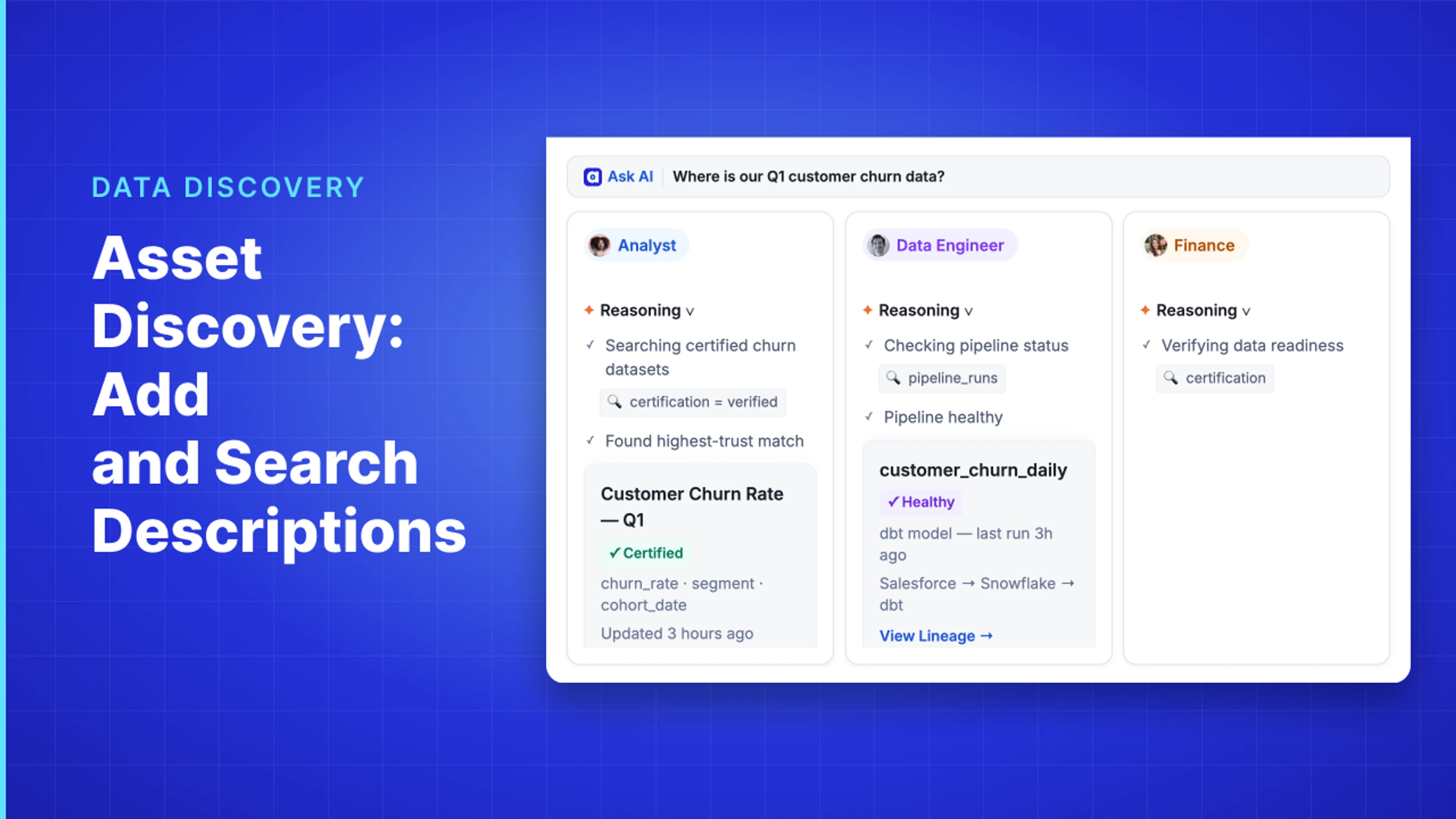 Demo Hub — Asset Discovery: Add and Search Descriptions
