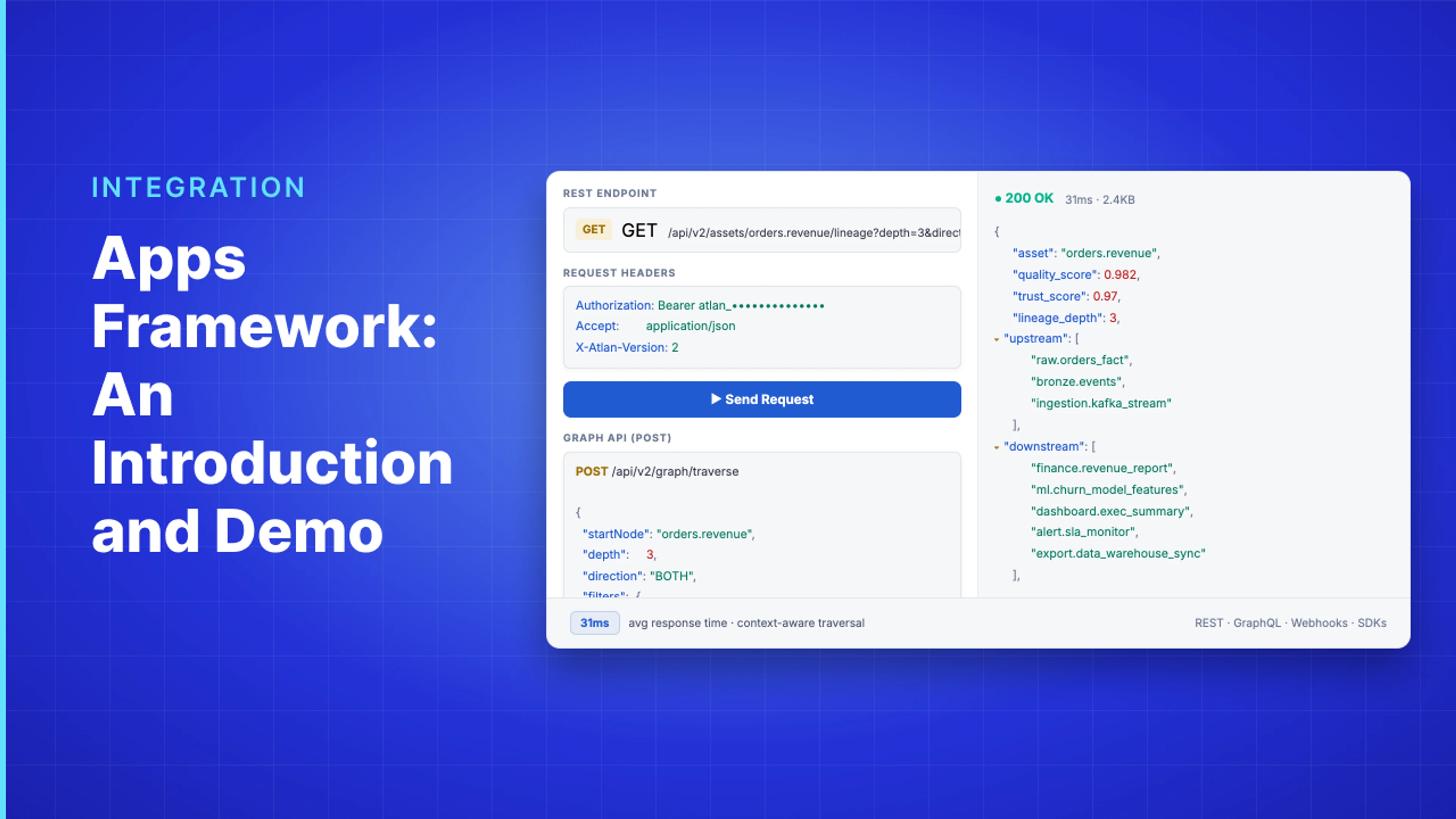 Demo Hub — Apps Framework: An Introduction and Demo