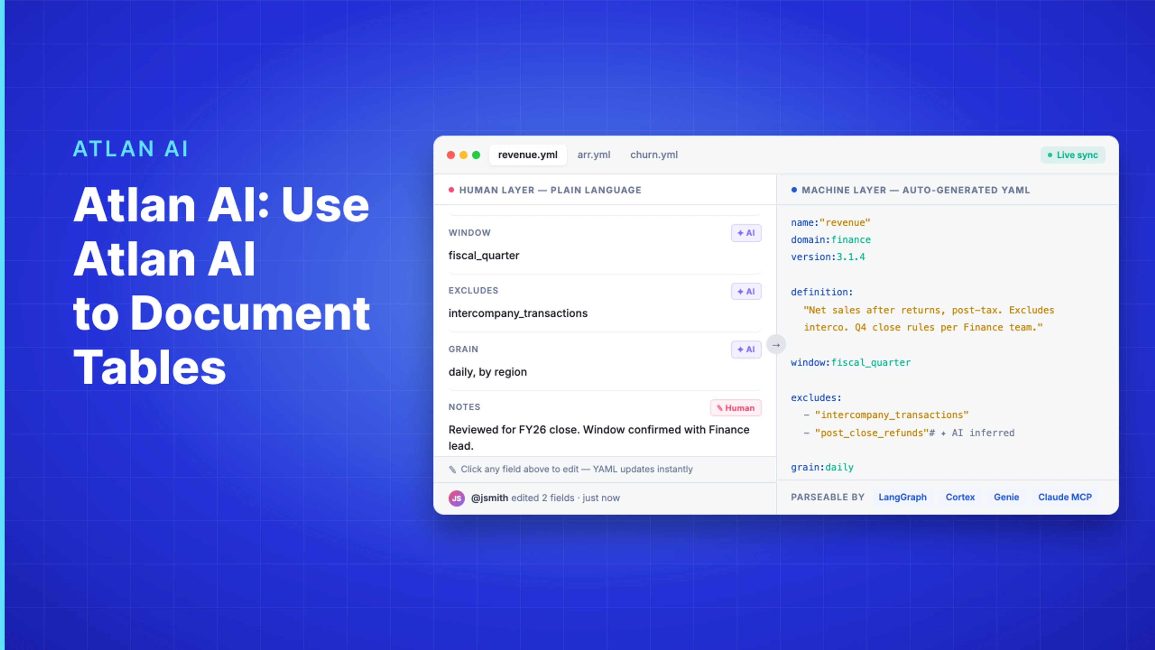 Demo Hub — Atlan AI: Use Atlan AI to Document Tables
