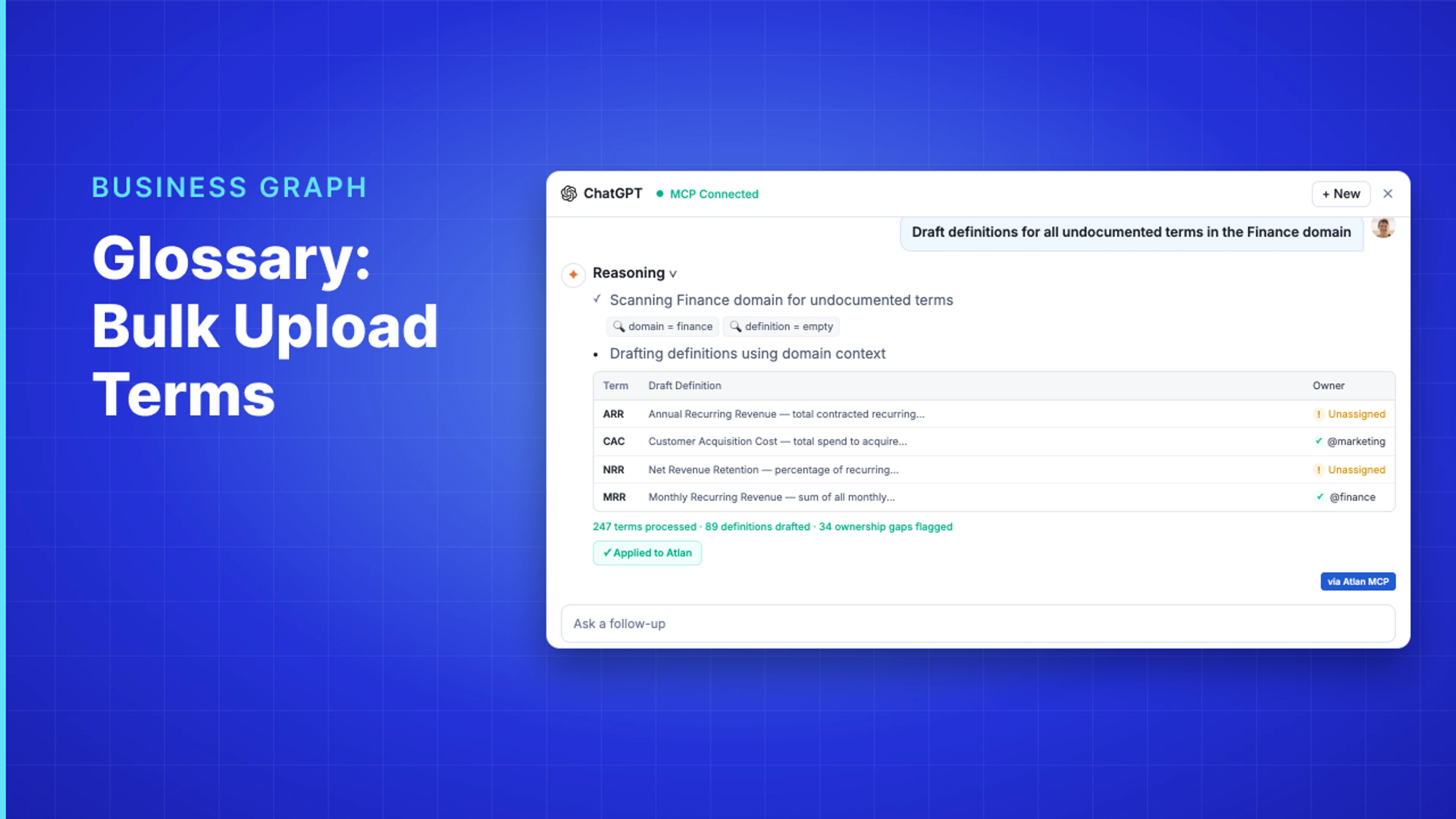 Demo Hub — Glossary: Bulk Upload Terms