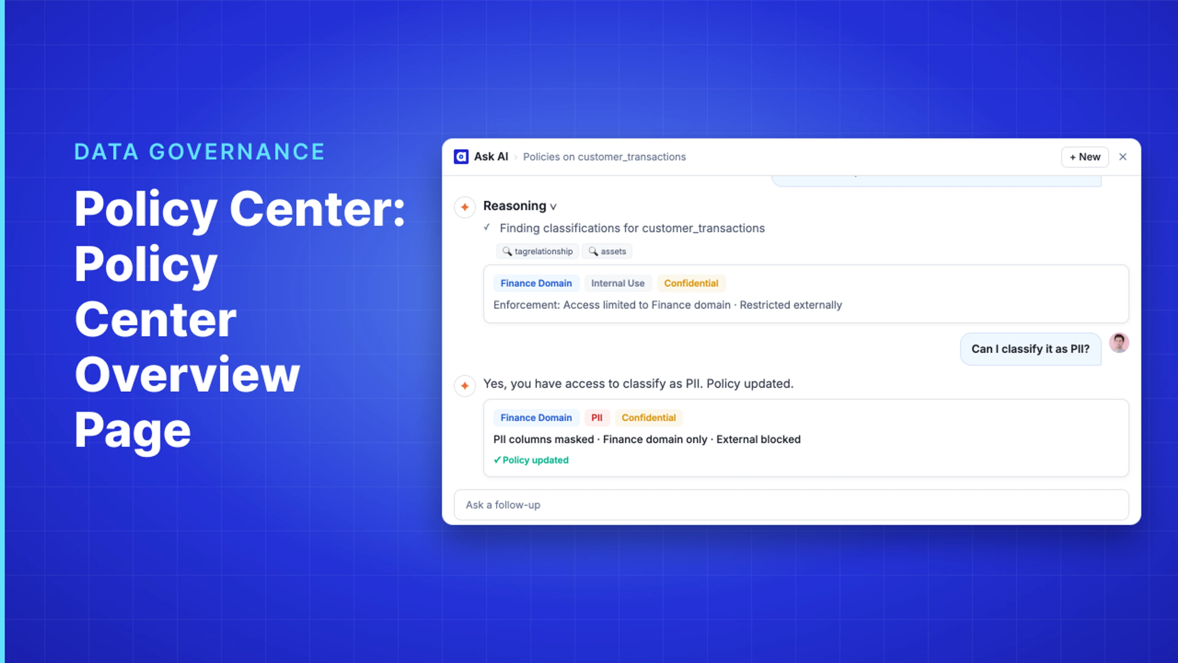 Demo Hub — Policy Center: Policy Center Overview Page