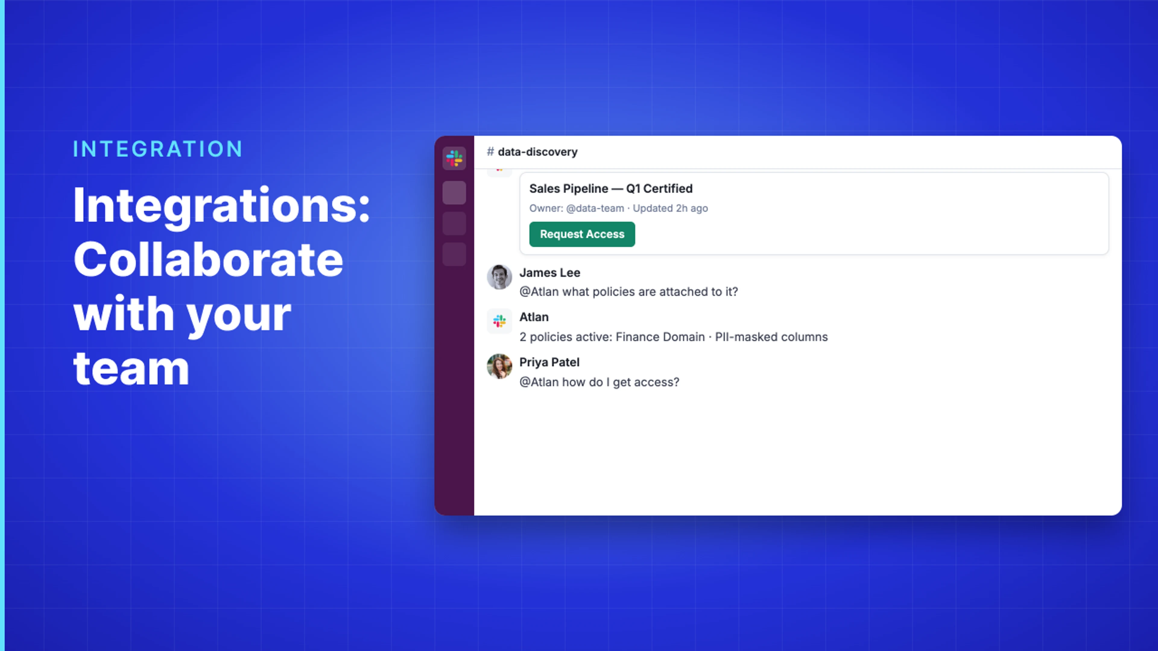 Demo Hub — Integrations: Collaborate with your team