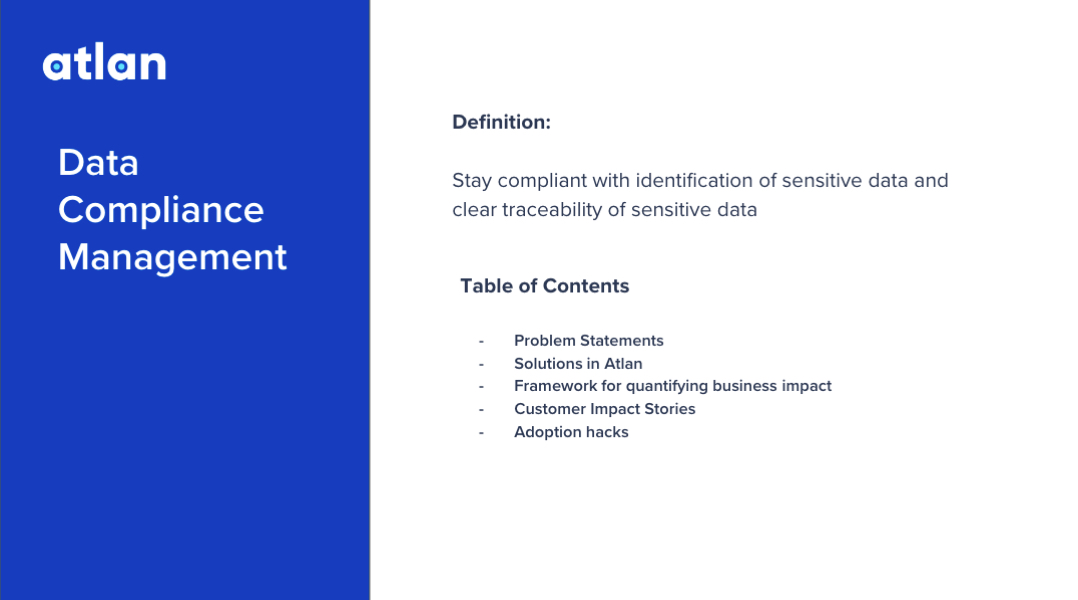 Use Case Guide: Compliance Management SG