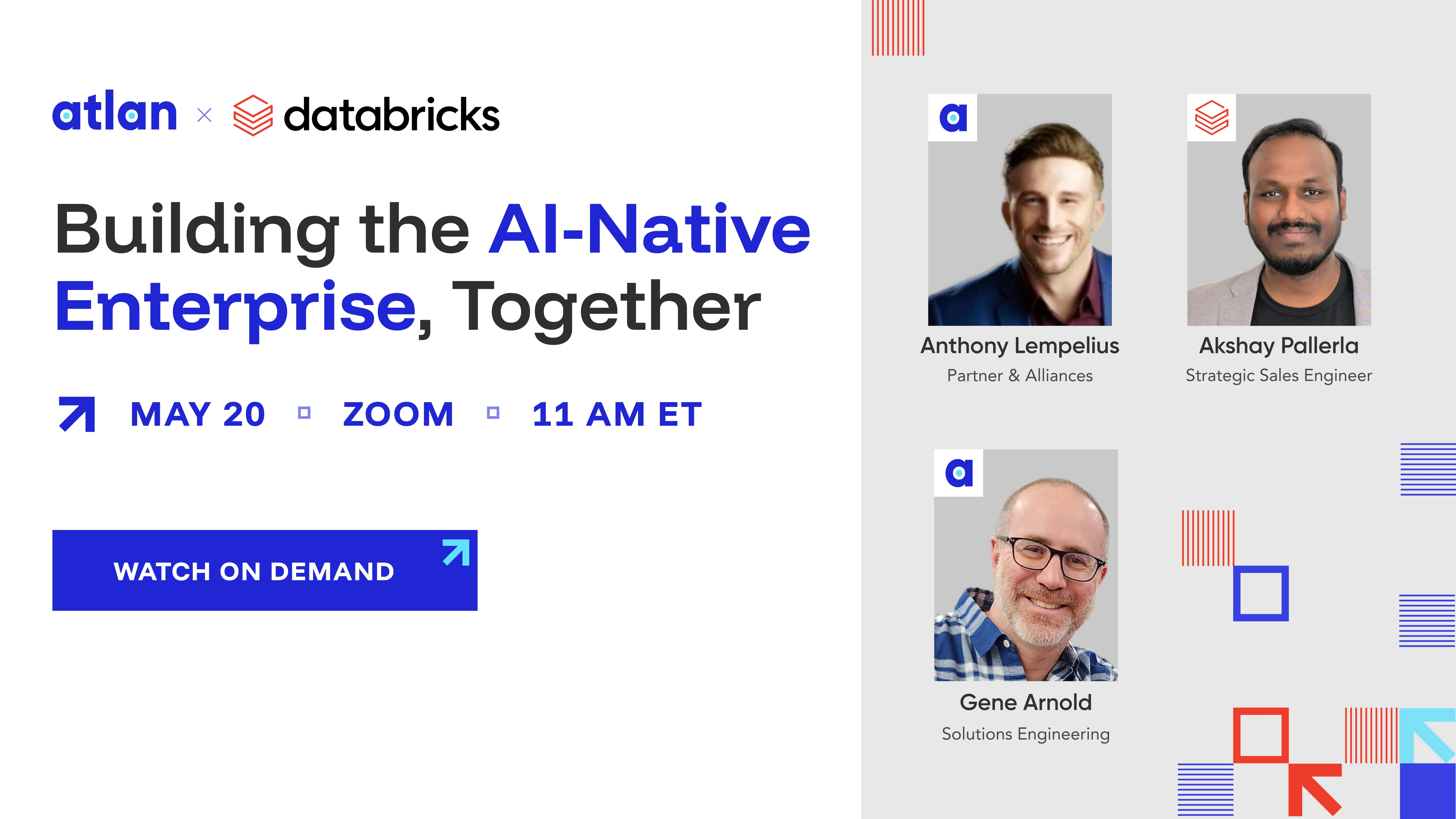 Databricks + Atlan: Building the AI-Native Enterprise, Together Screenshot