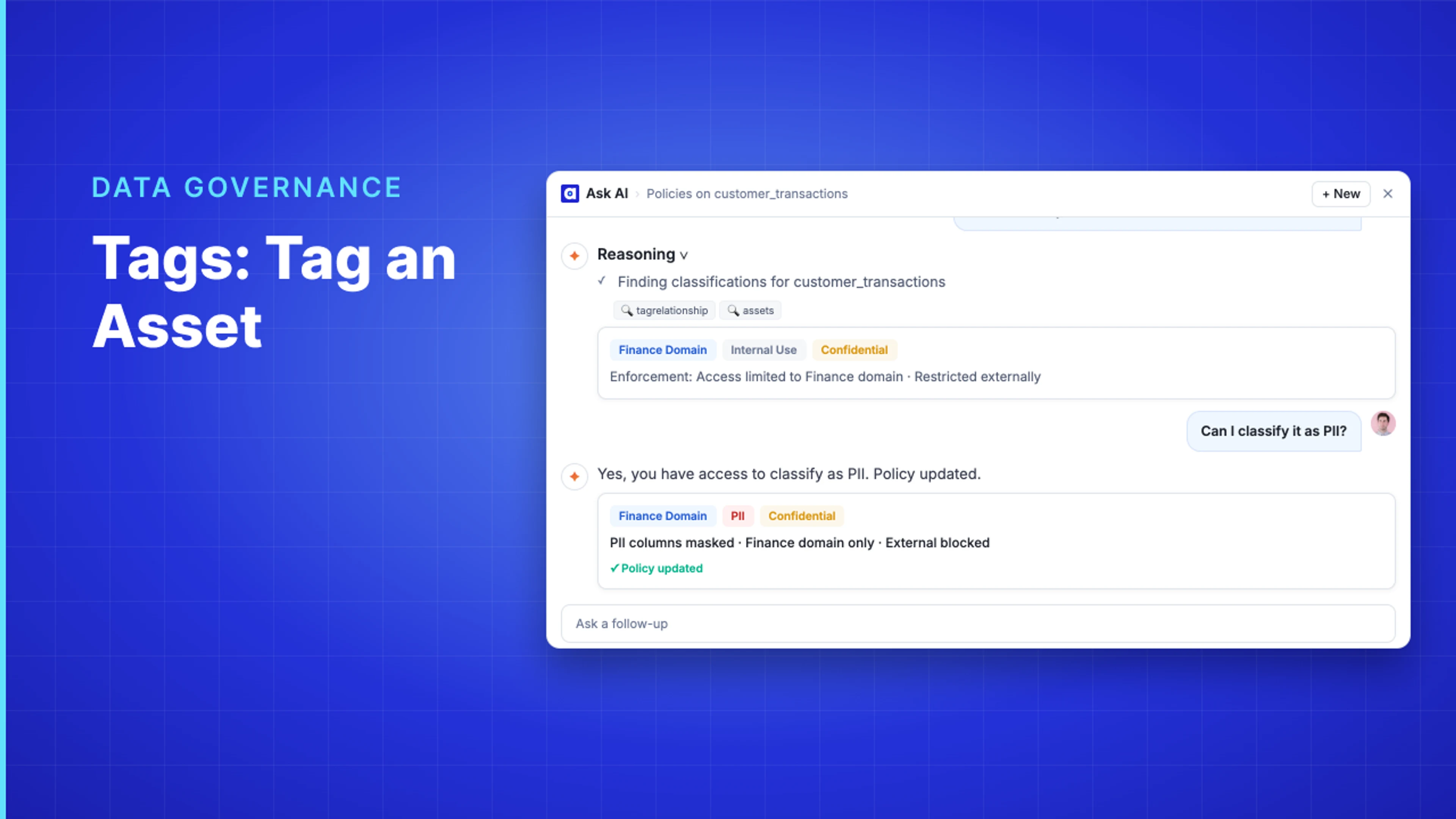 Demo Hub — Tags: Tag an Asset