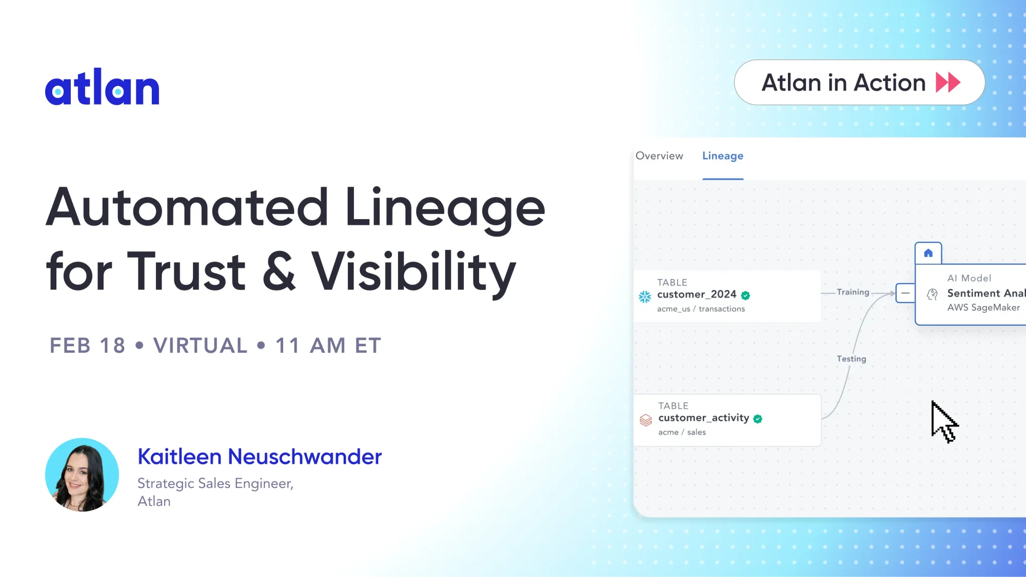 Automated Lineage for Trust & Visibility Screenshot