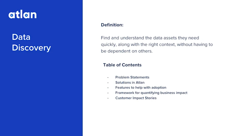 Use Case Guide: Data Discovery SG