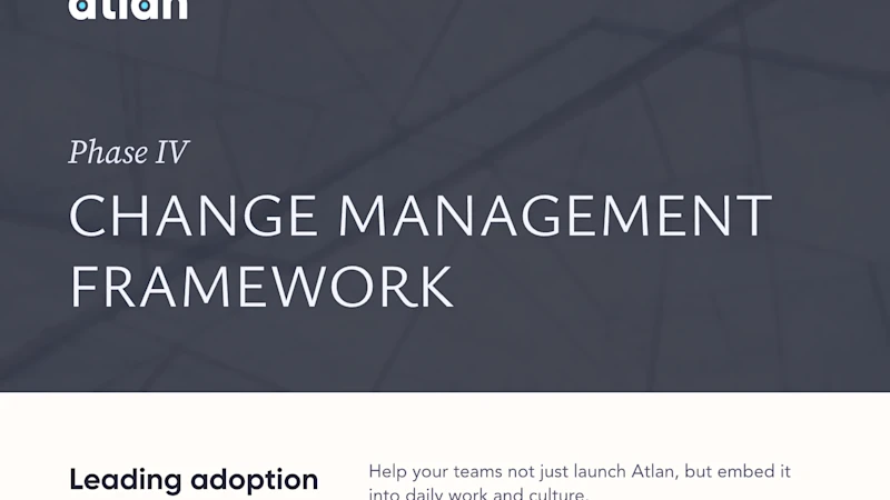 Change management sg