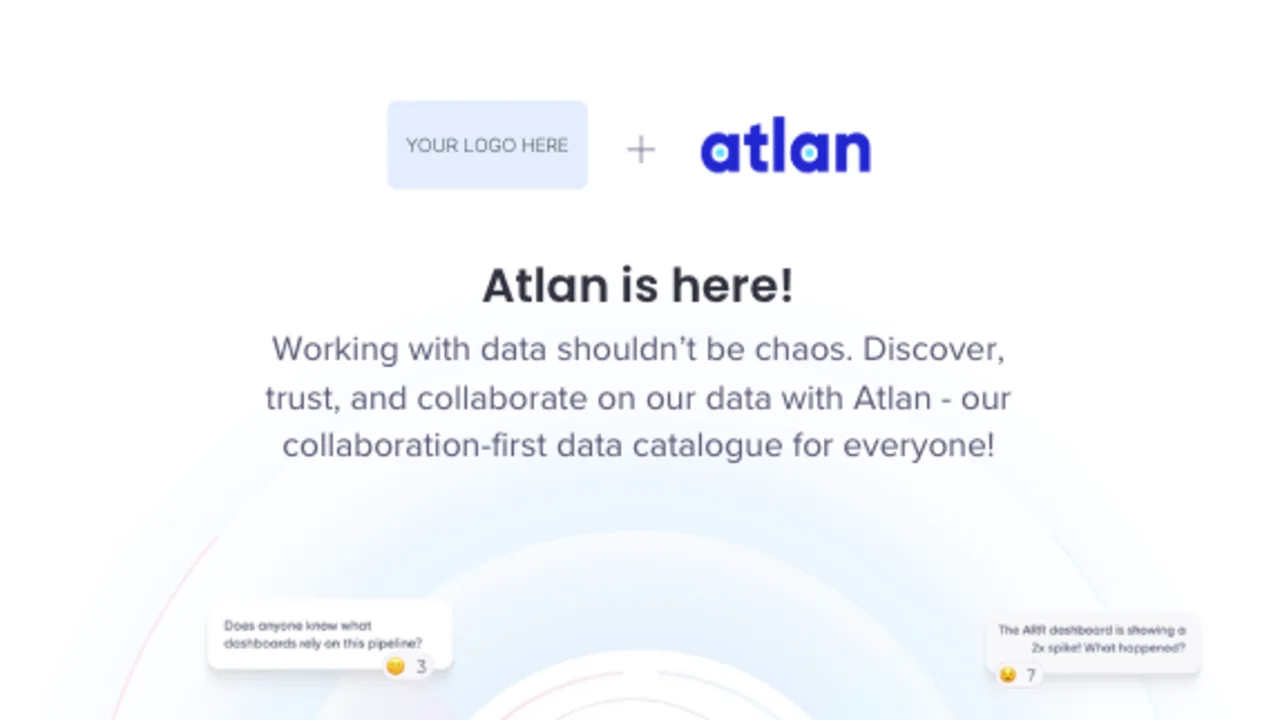 Template: Atlan Rollout Hype Poster