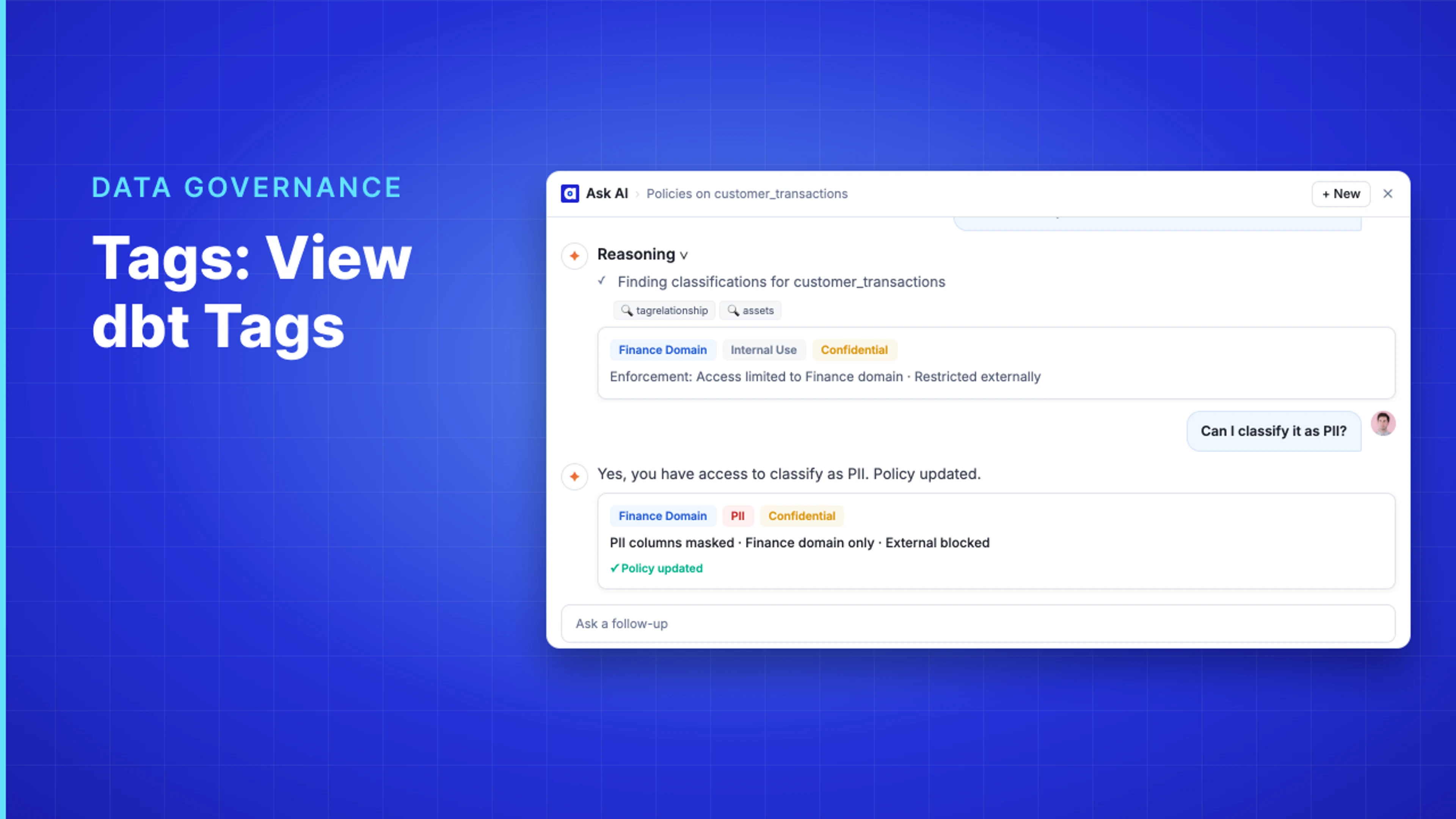 Demo Hub — Tags: View dbt Tags