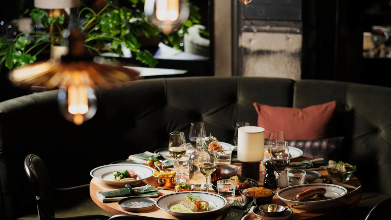 Cosy table setting at restaurant NÒR.