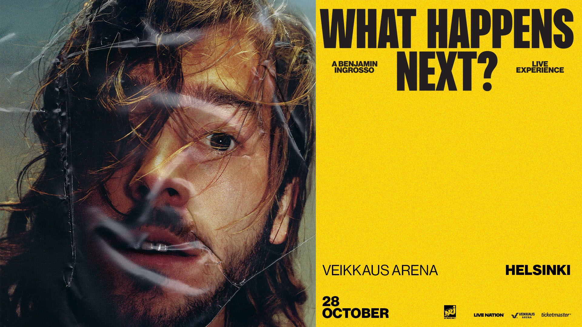 Ennakkomyynti Benjamin Ingrosso, Veikkaus Arena